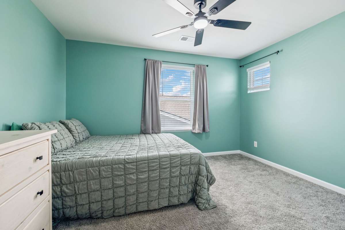 Upstairs, there are 3 more bedrooms! Bedroom #2