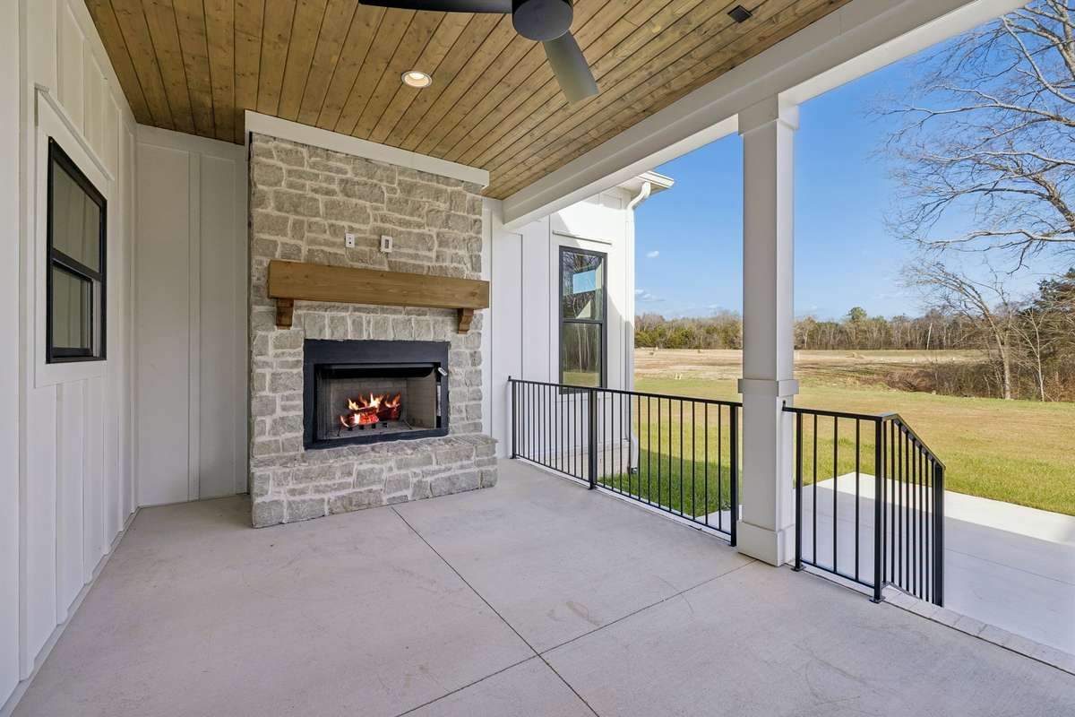 Wood Burning Fireplace