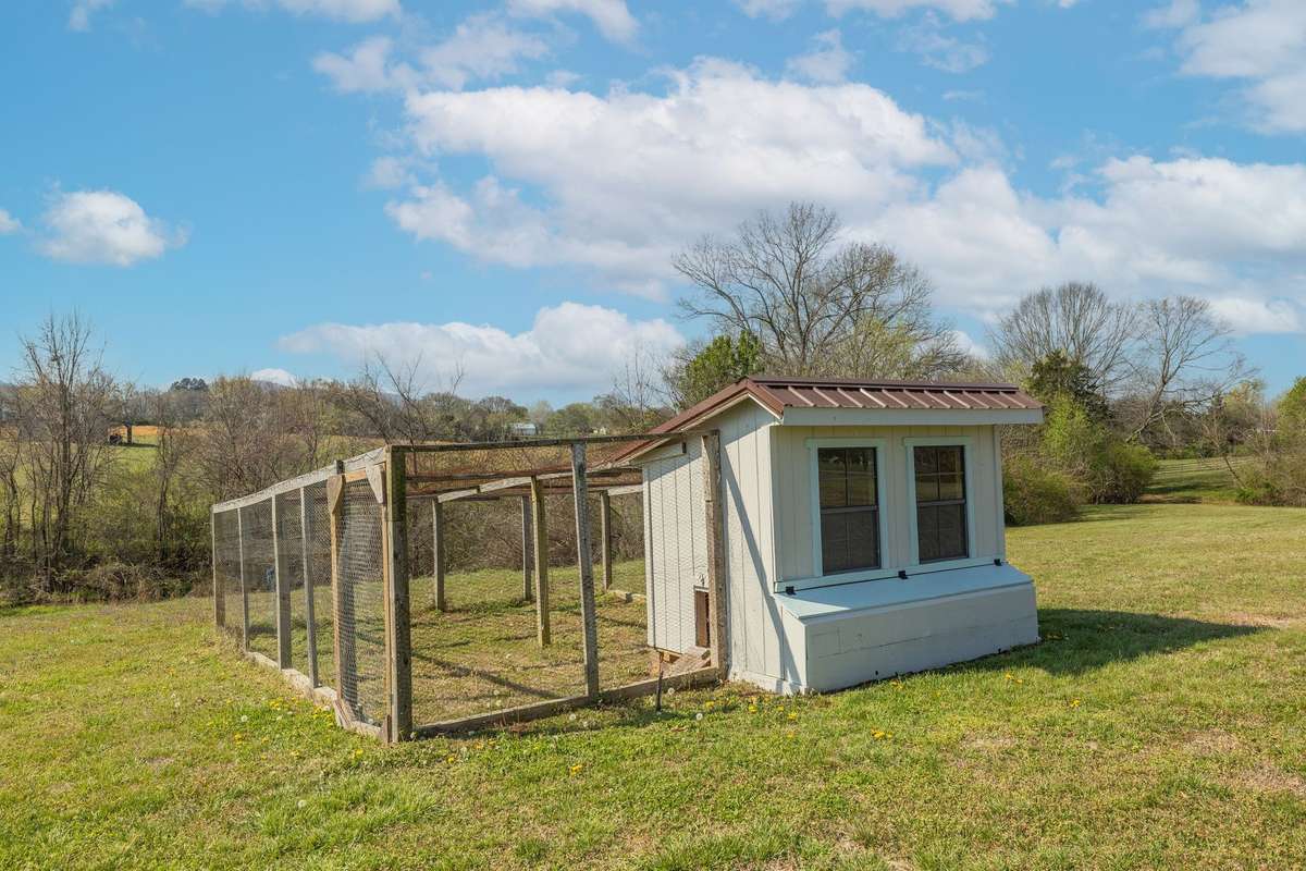 The perfect chicken coop waiting for all your chickens
