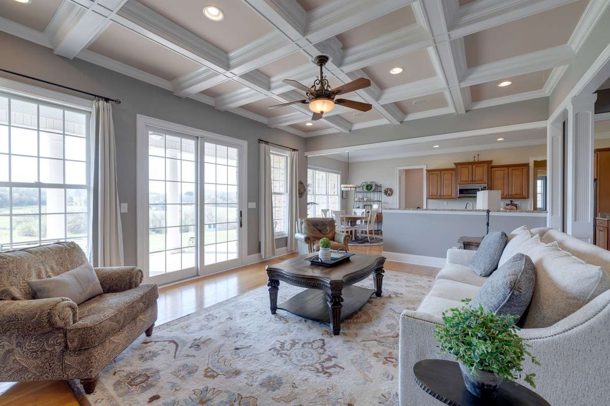 Your living room views are epic out your wall of winds and slider doors