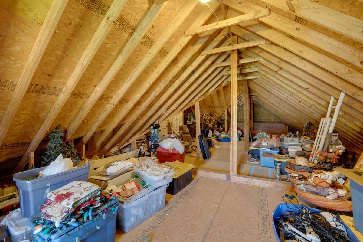 Massive walk in storage in this home!