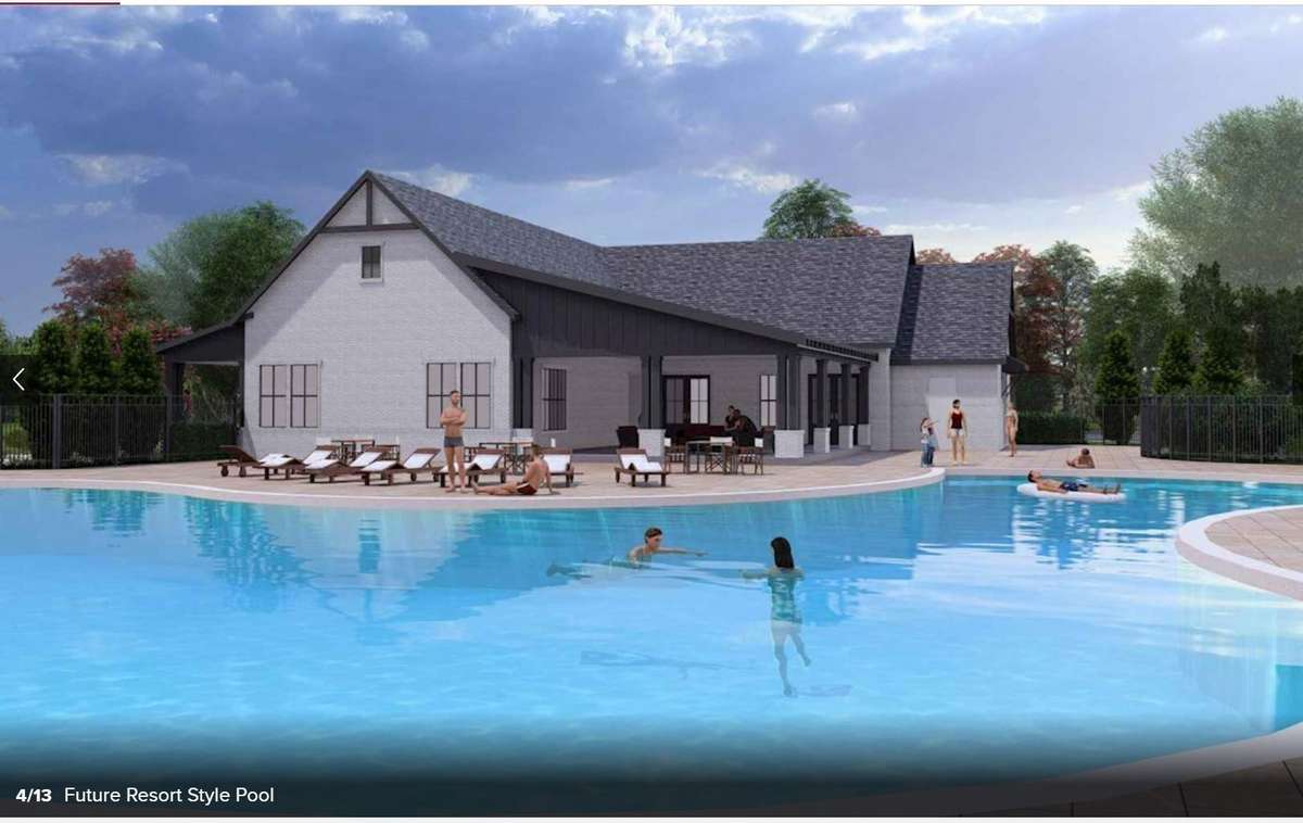 Future pool for the community with amenity center.