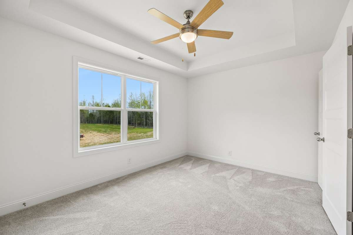 Bedroom 2 is on the left side of 2nd level as you come up the stairs
