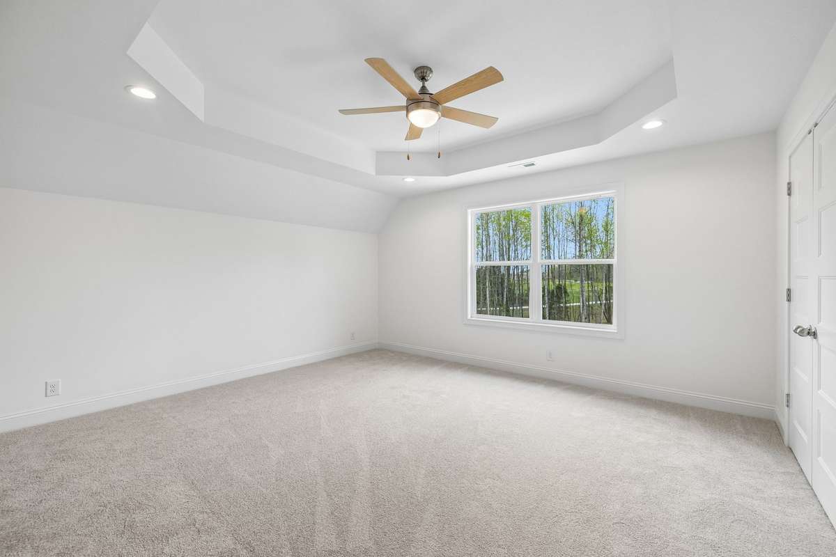 Bedroom #4. Very large bedroom. This one is the closest to the bonus room