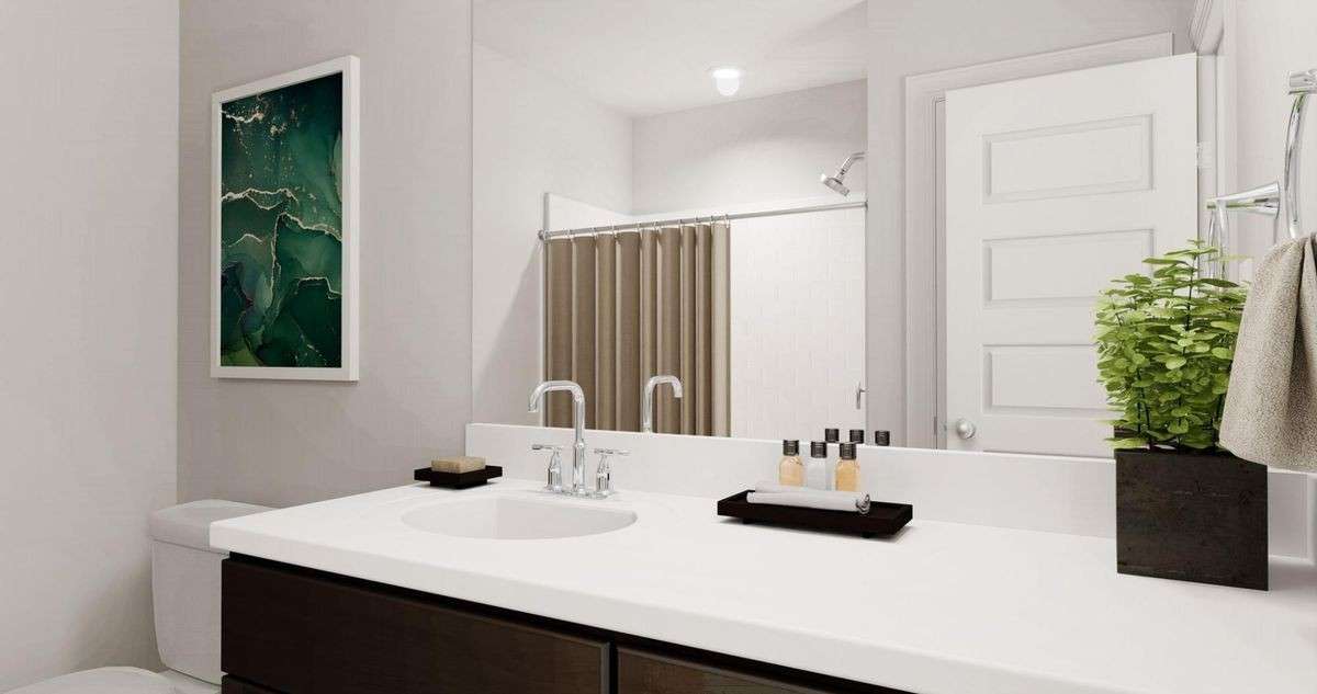 Virtually staged rendering. Features may vary.