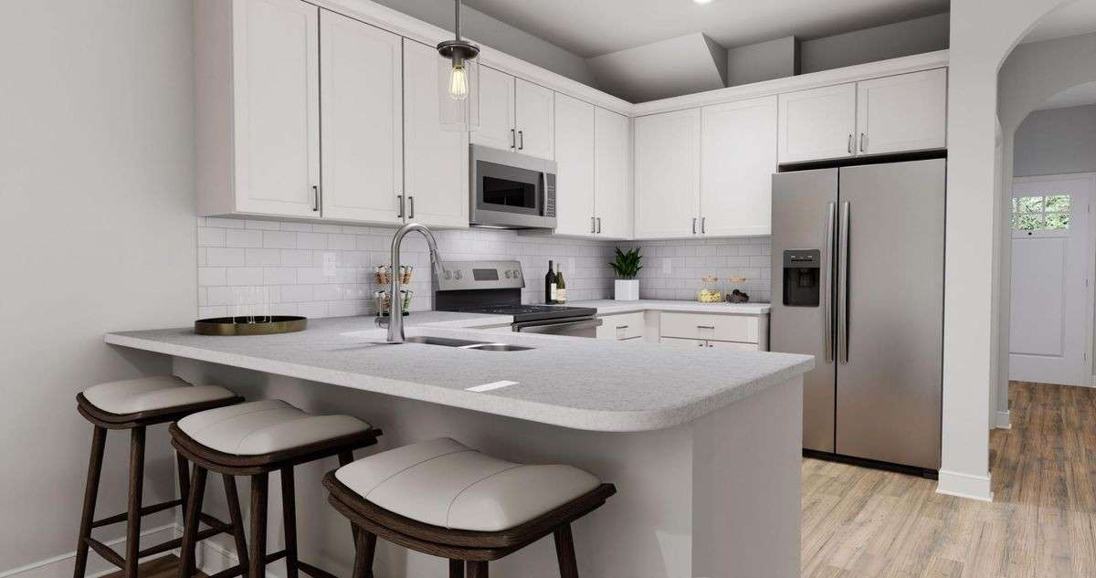Virtually staged rendering. Features may vary.