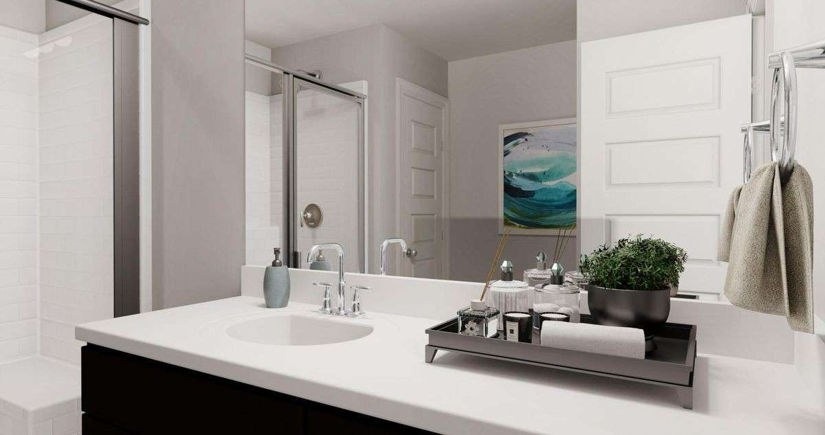 Virtually staged rendering. Features may vary.