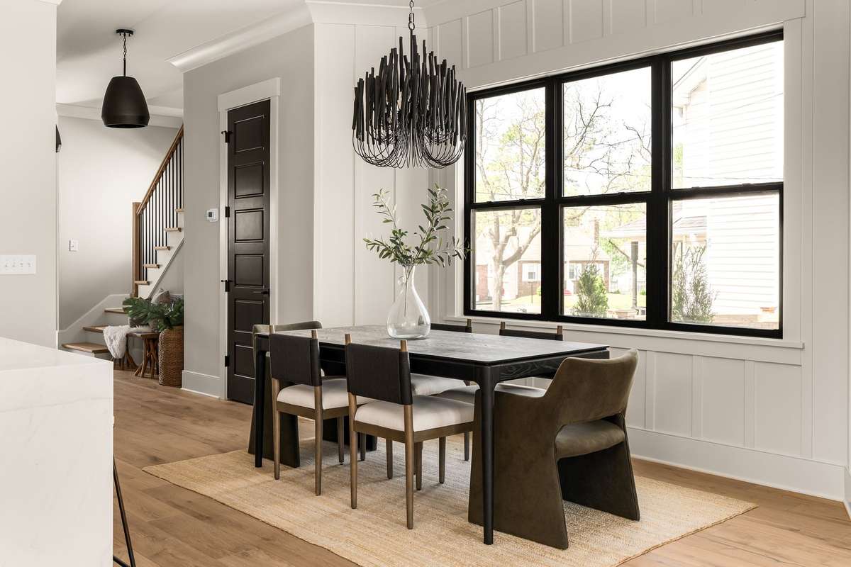 Large dining area in the kitchen