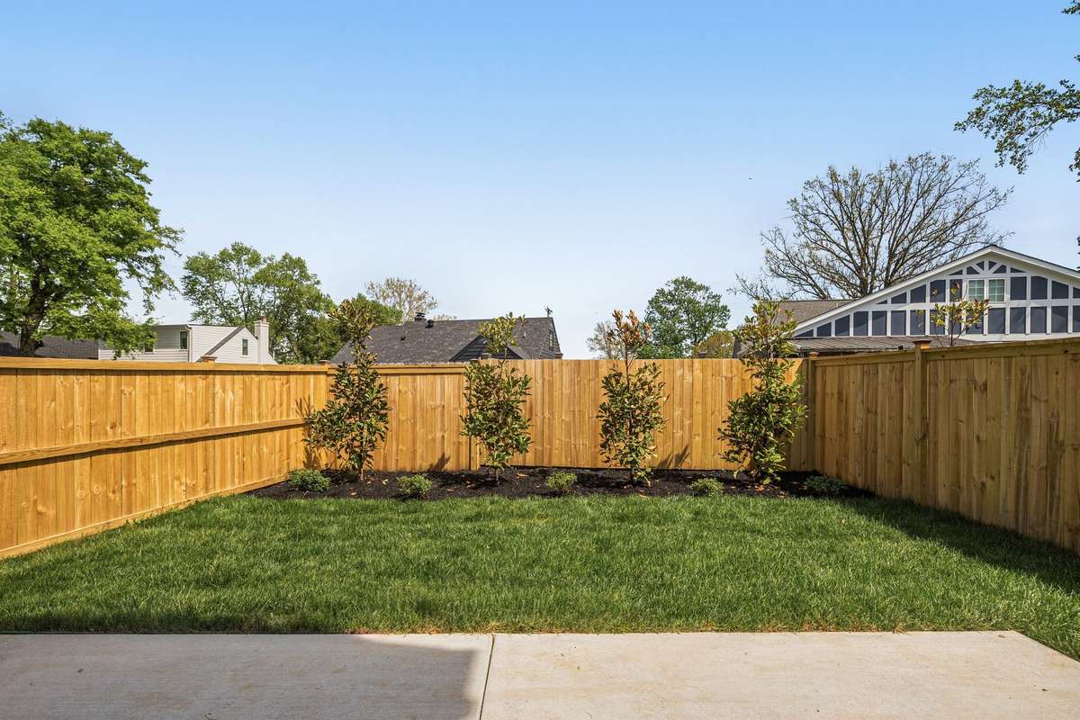 Plenty of privacy in this backyard