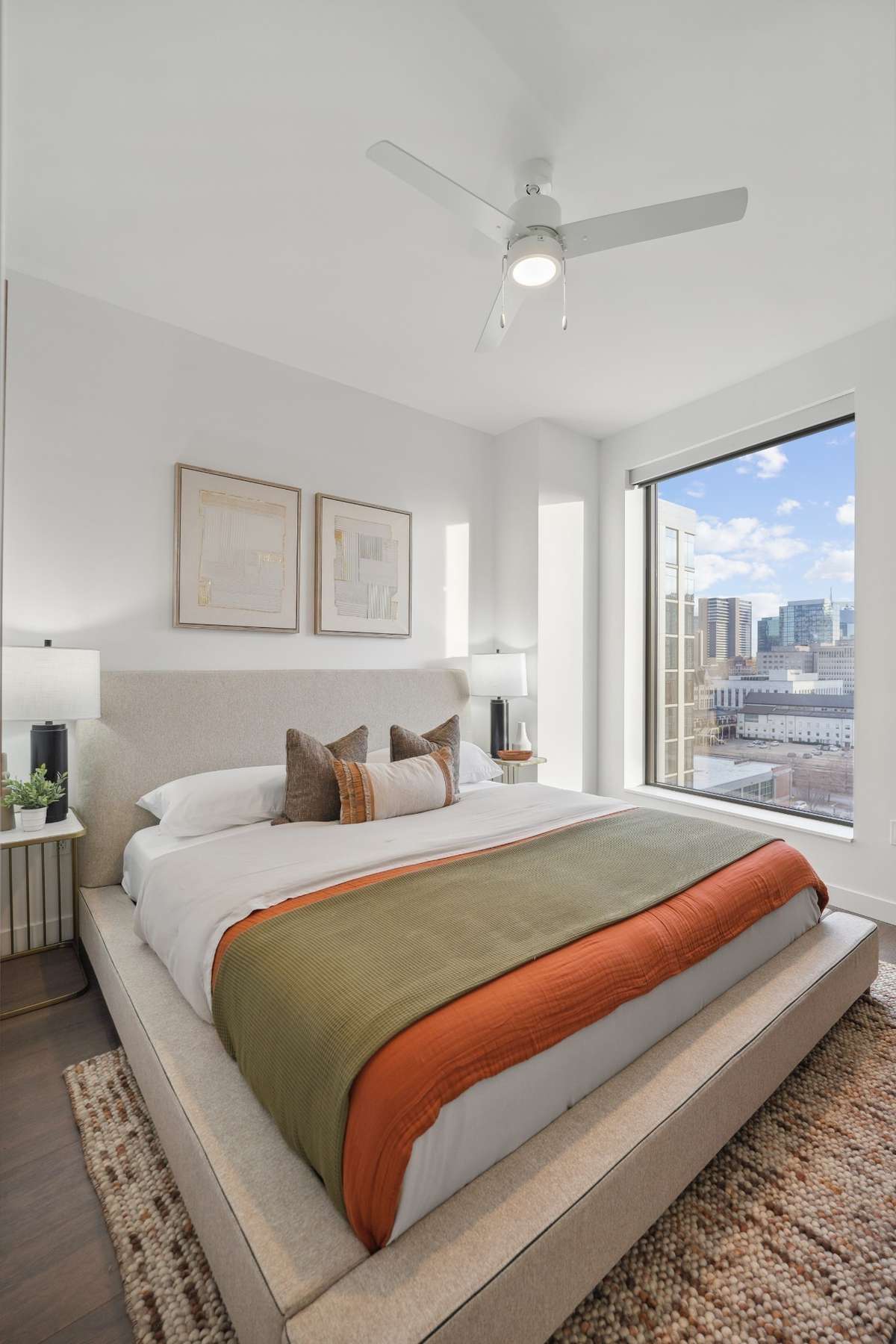A4 Bedroom | Furnished Model | Warm Finish Palette