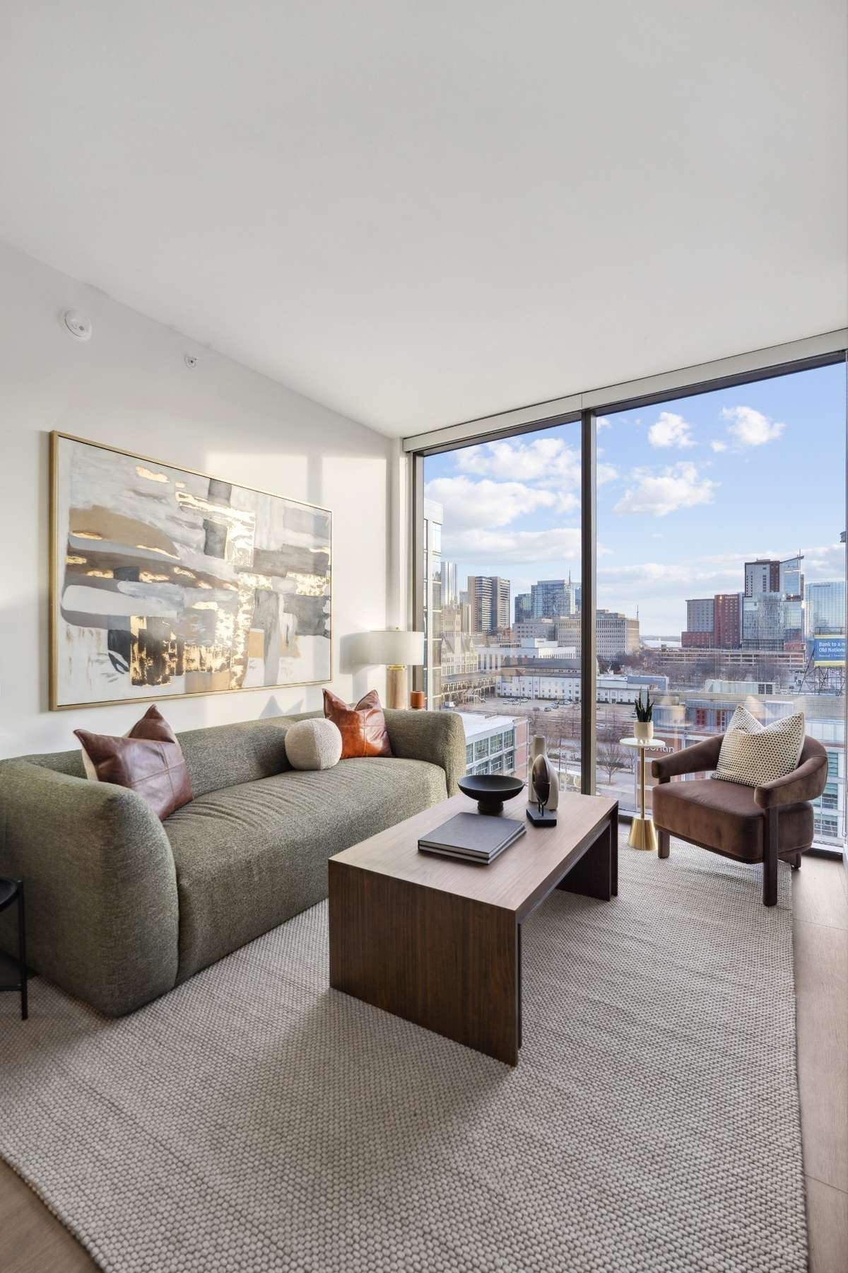A4 Living Room | Furnished Model | 7th Floor Pictured