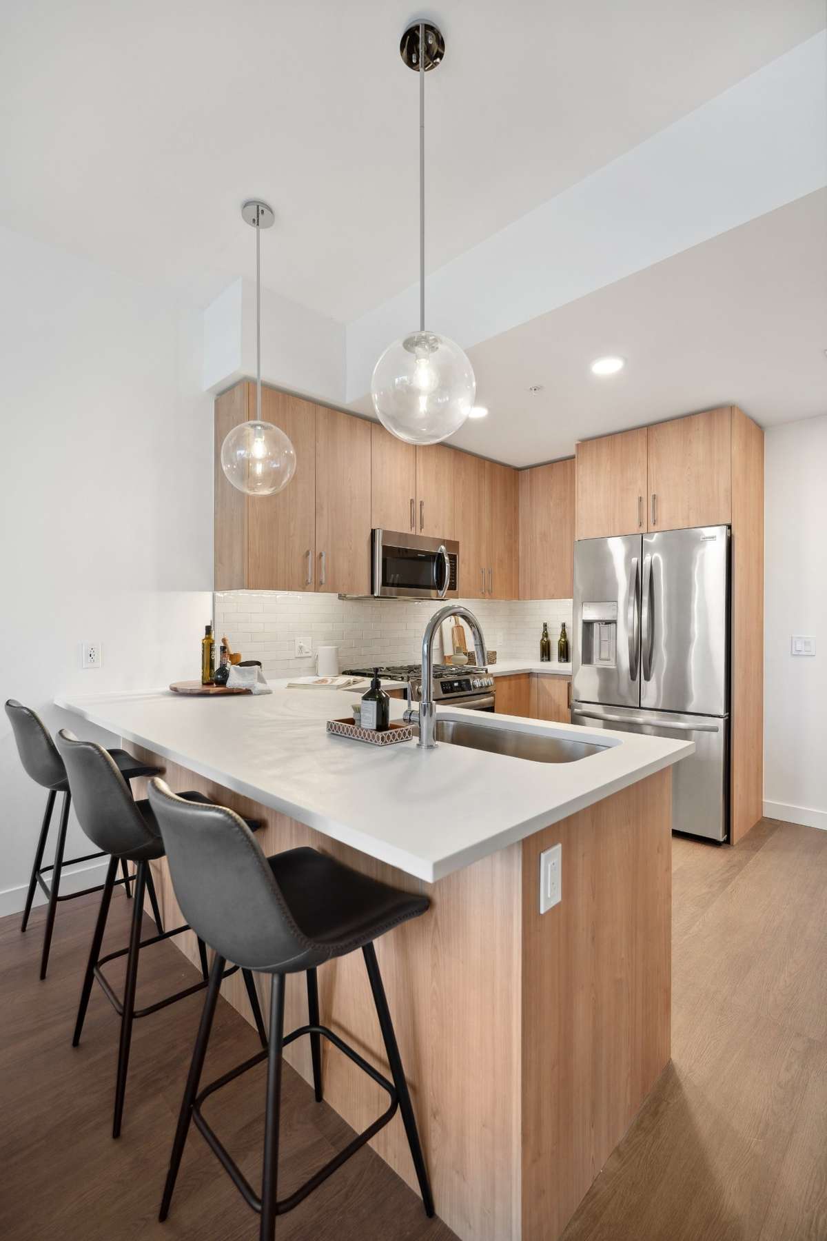 A4 Kitchen | Furnished Model | Warm Finish Palette