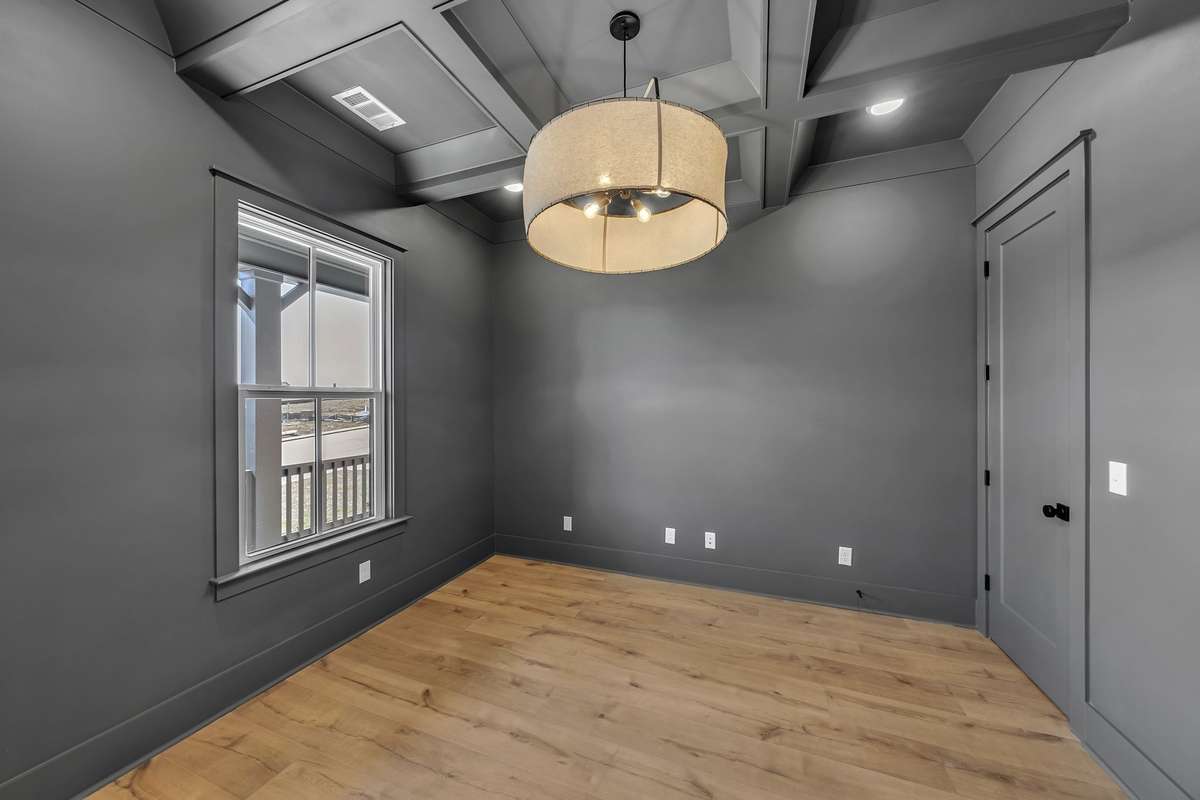Lot 101 will have the cofferred ceiling.