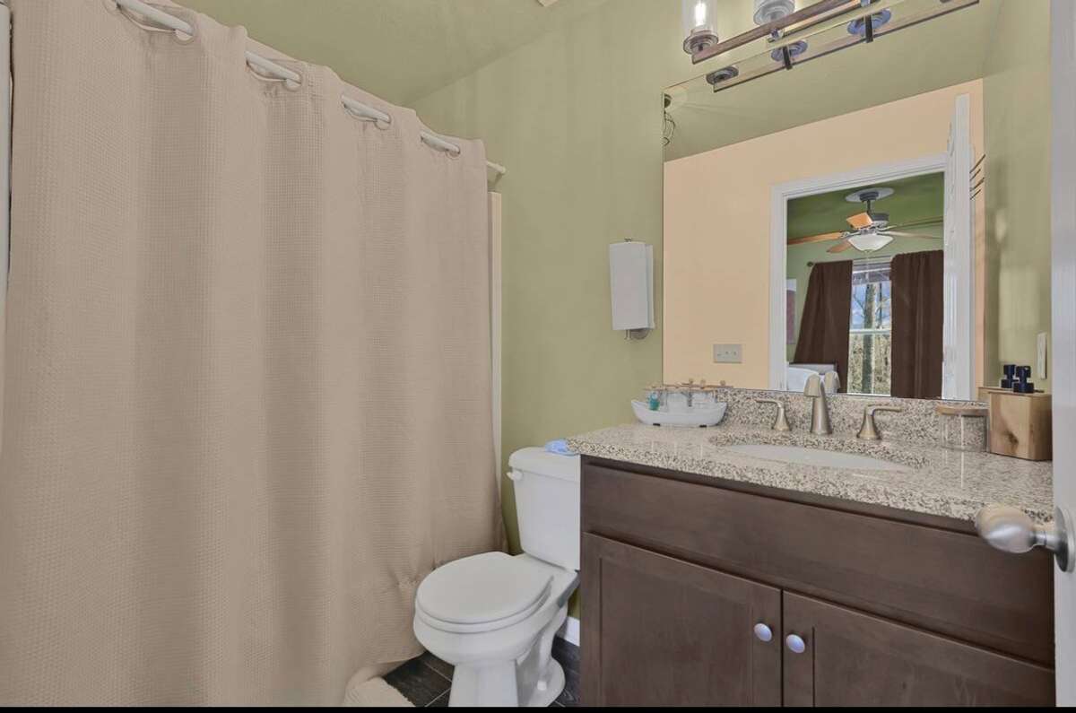 Guest bathroom w/ granite counter top