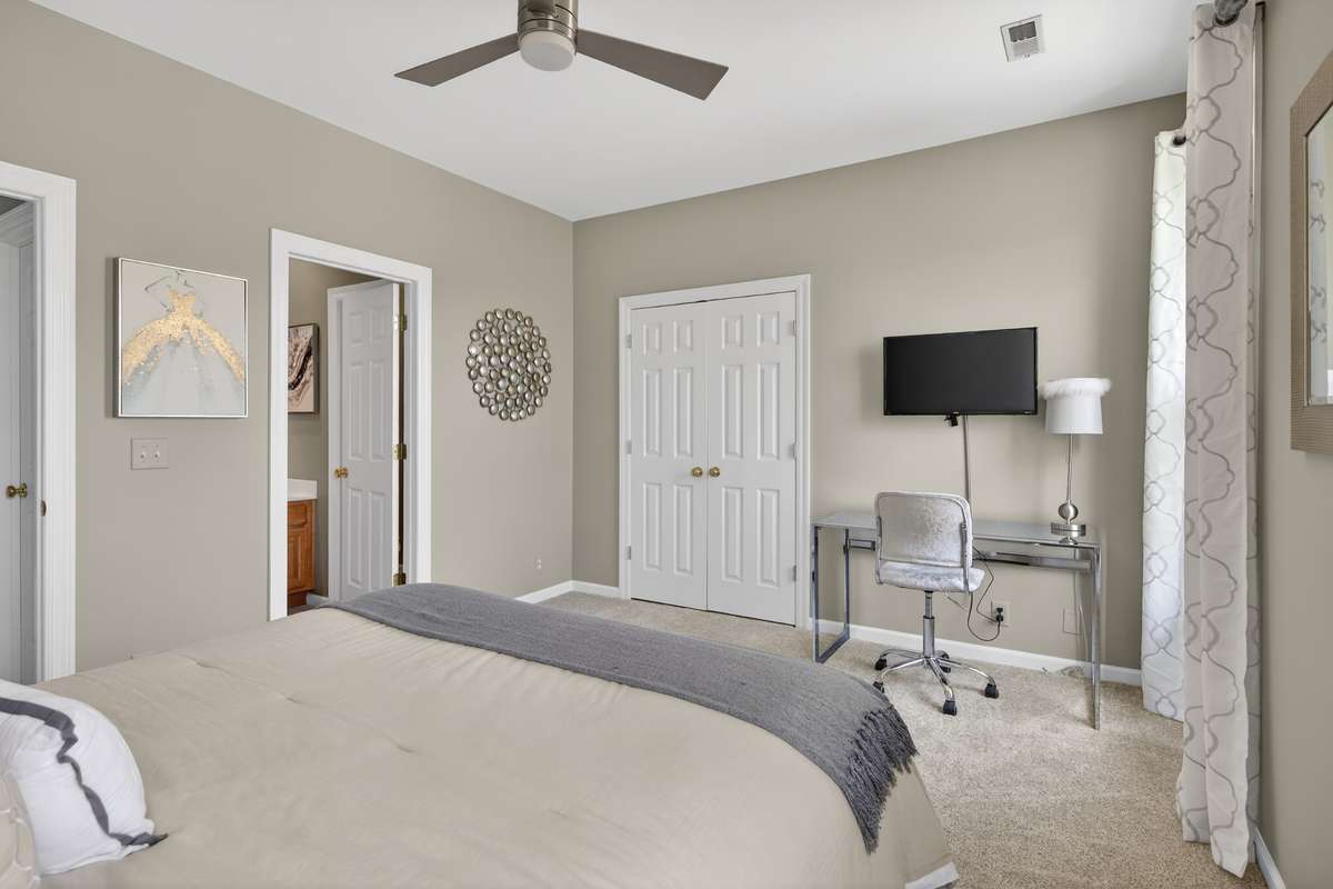 An additional spacious secondary bedroom.