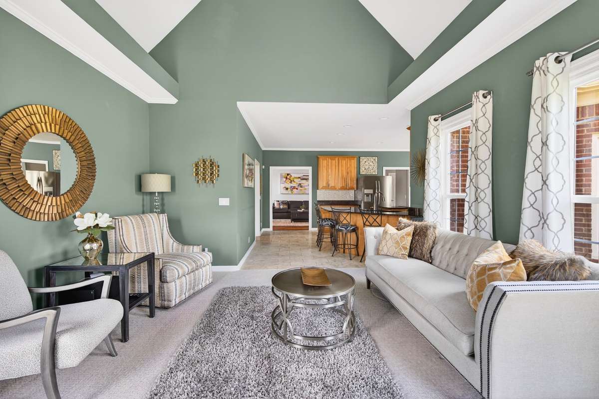 Imagine all the family and friends in this room and spread out into the kitchen, other living room, dining room, and eat-in area. Space for all!