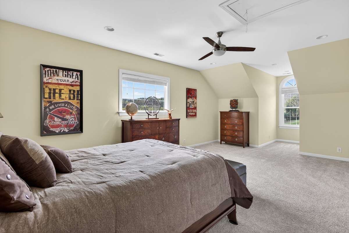 Depending on your wishes, this room can be a bonus room, bedroom, or many other things. Permitted as a 4 bedroom home, the current owners used it for guests.