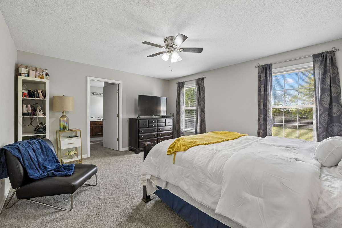 Primary bedroom on the main level