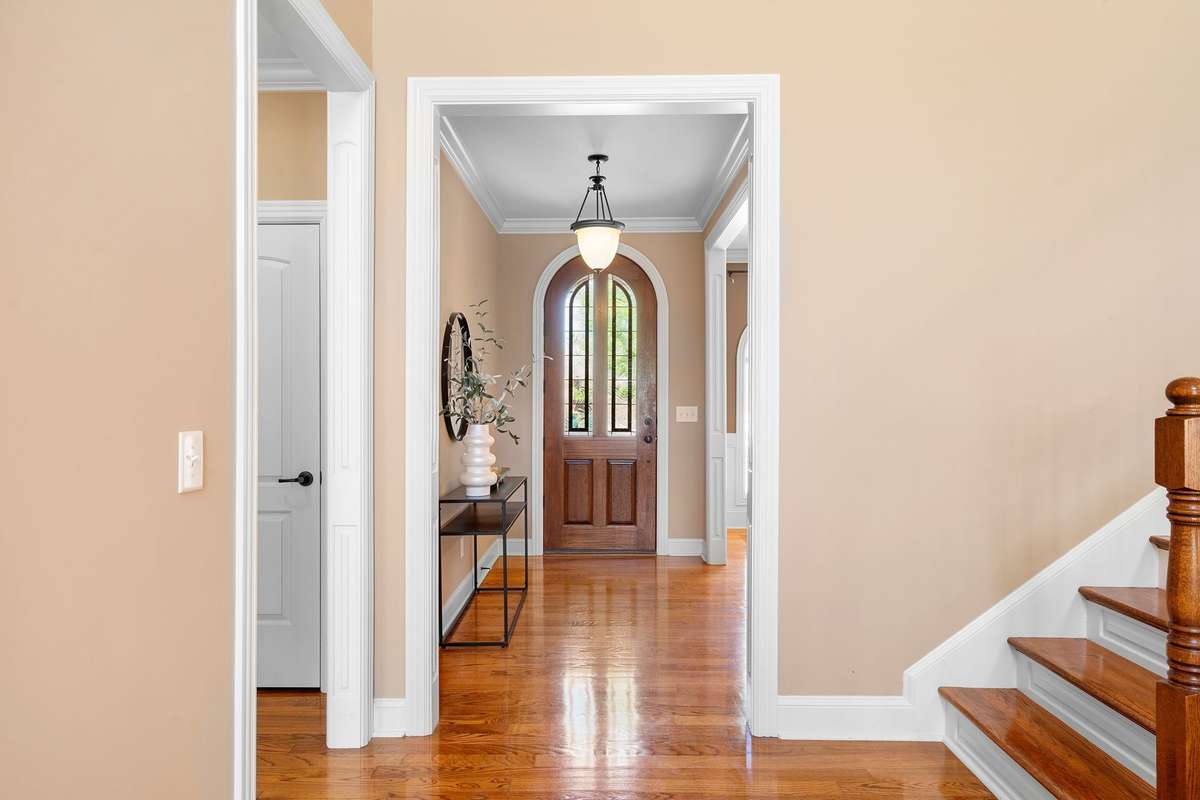 Beautiful front door and entryway!