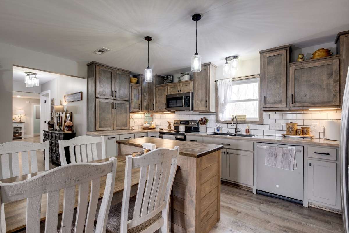ALL CUSTOM Cabinetry (Maple in the Kitchen)