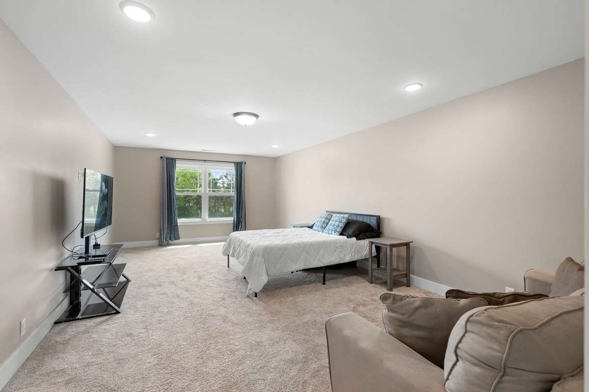 Bedroom 3 upstairs with massive walk in closet