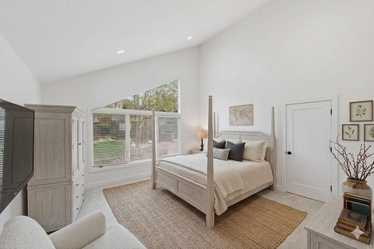 Virtually Staged with white paint