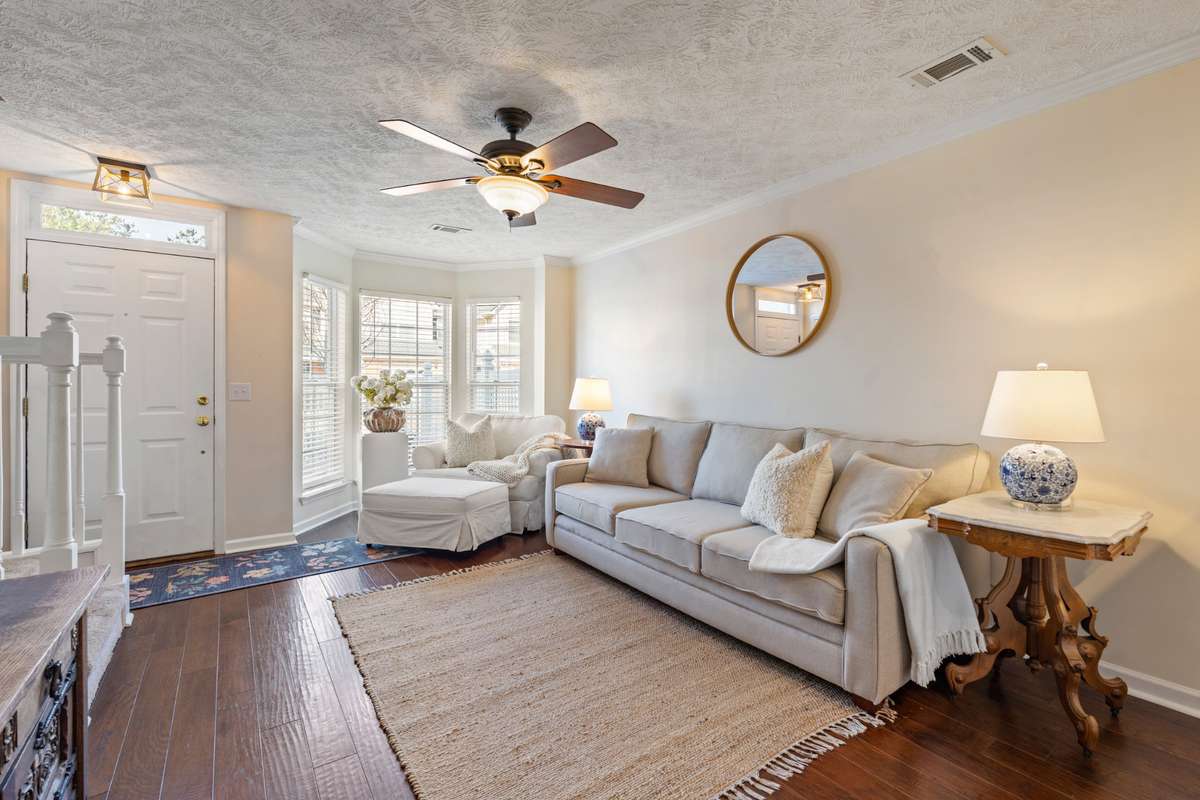 Shiplap gas fireplace, hardwood floors throughout the main level, a full kitchen reno...