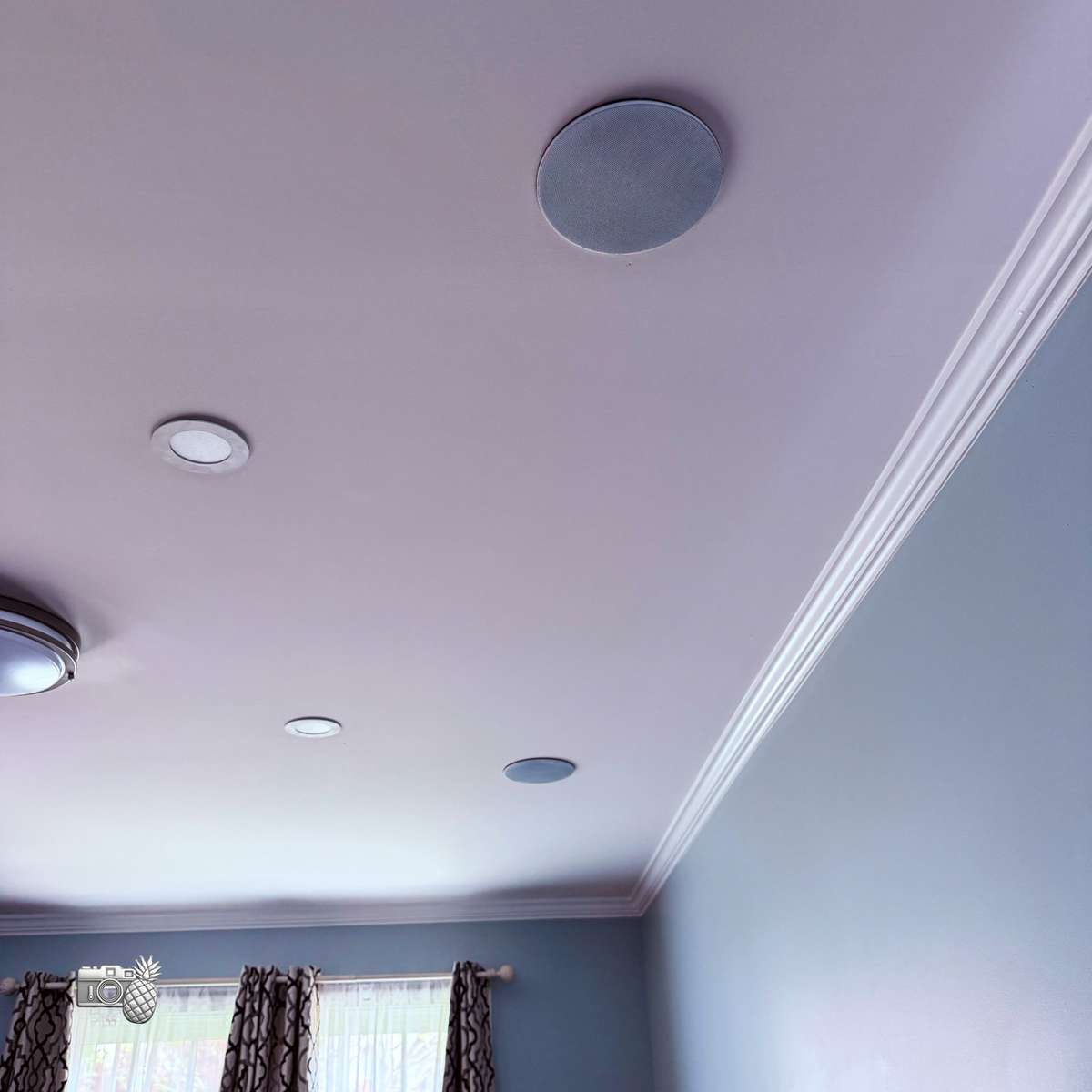 Bluetooth speakers in the living room