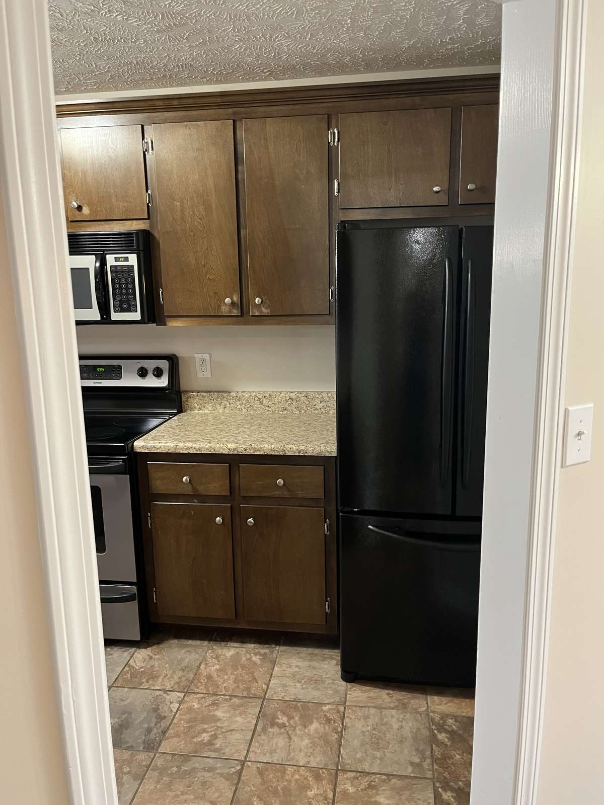 View from Living Room into Kitchen