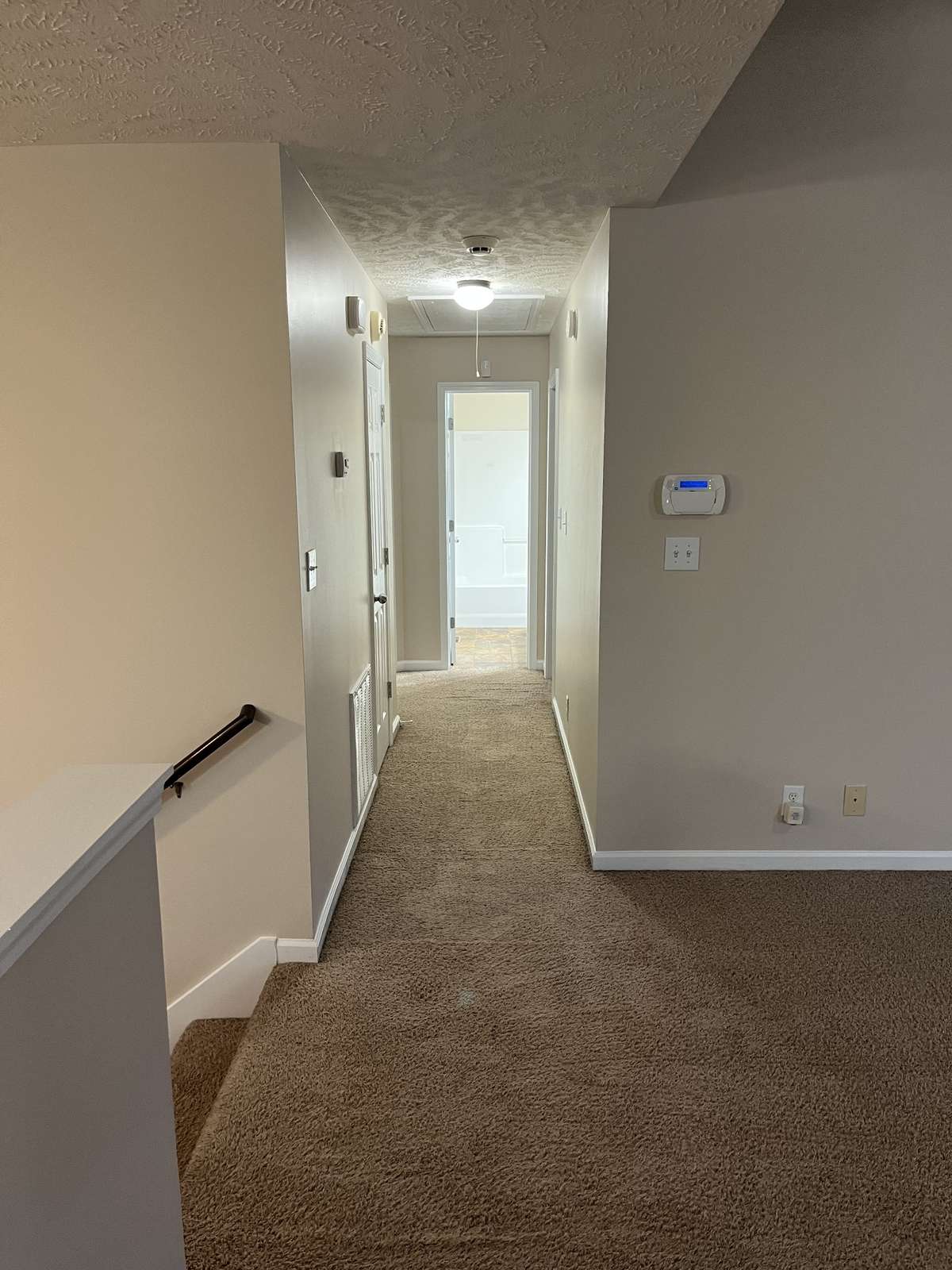 View from Living Room down the hallway