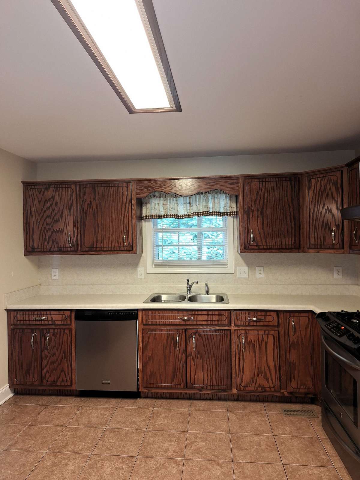 This kitchen was designed with plenty of counter space!!