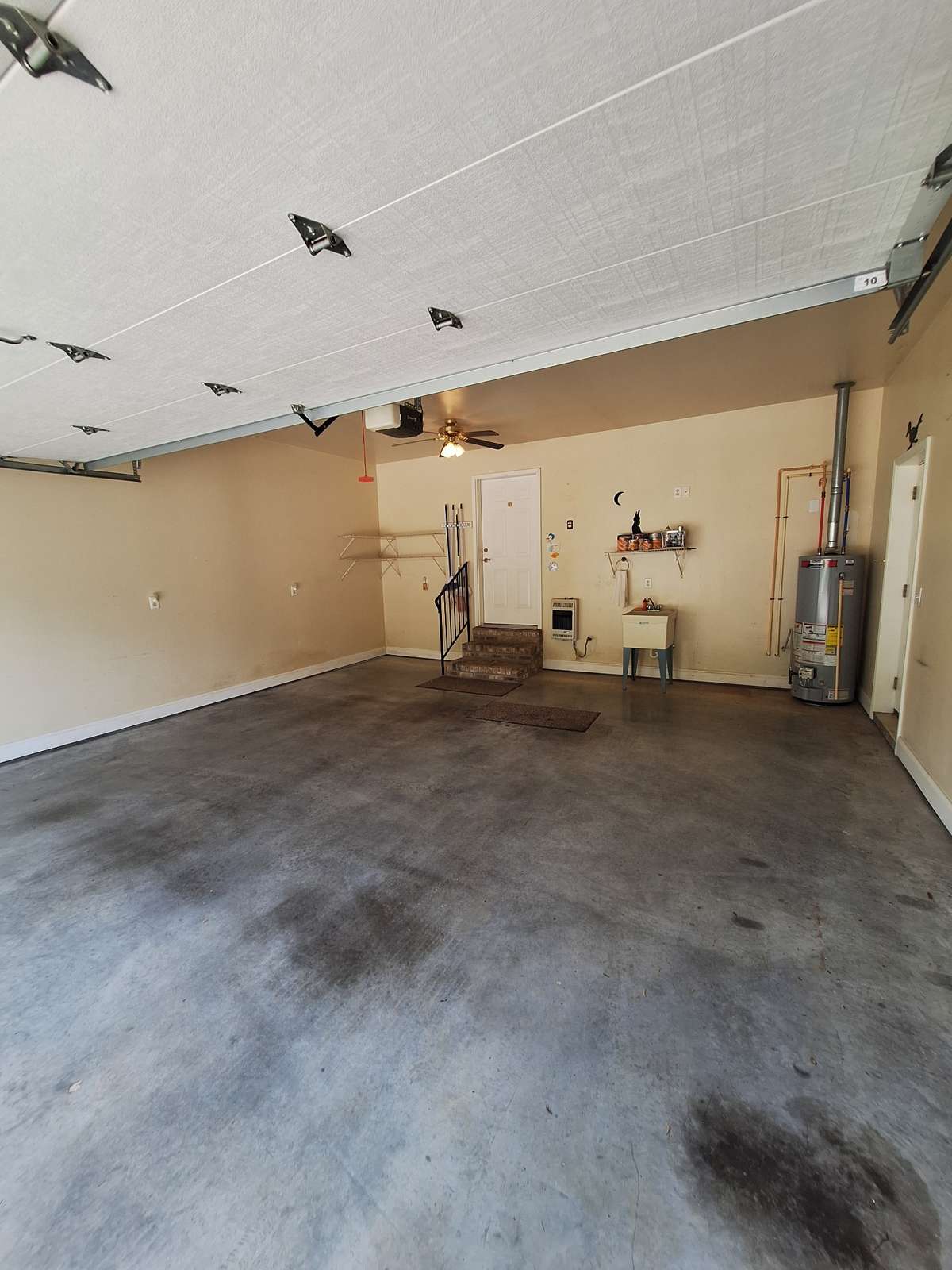 2 car attached garage