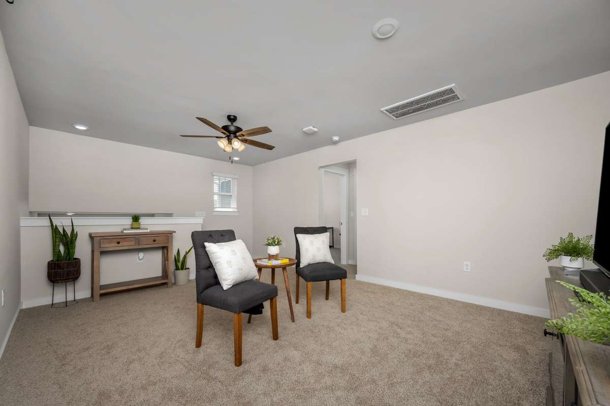 Second floor loft area