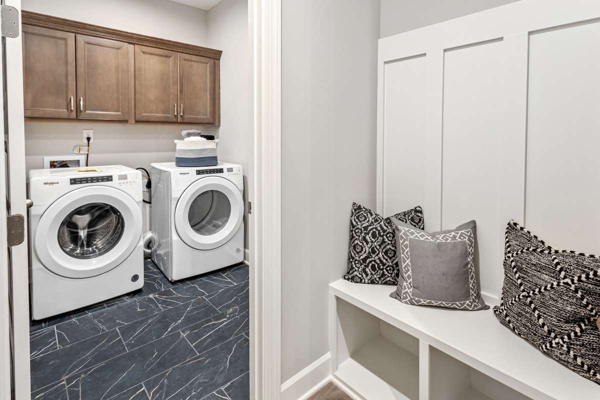 All photos are of model home