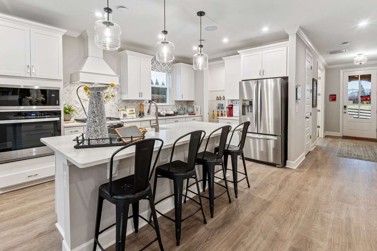 All photos are of model home