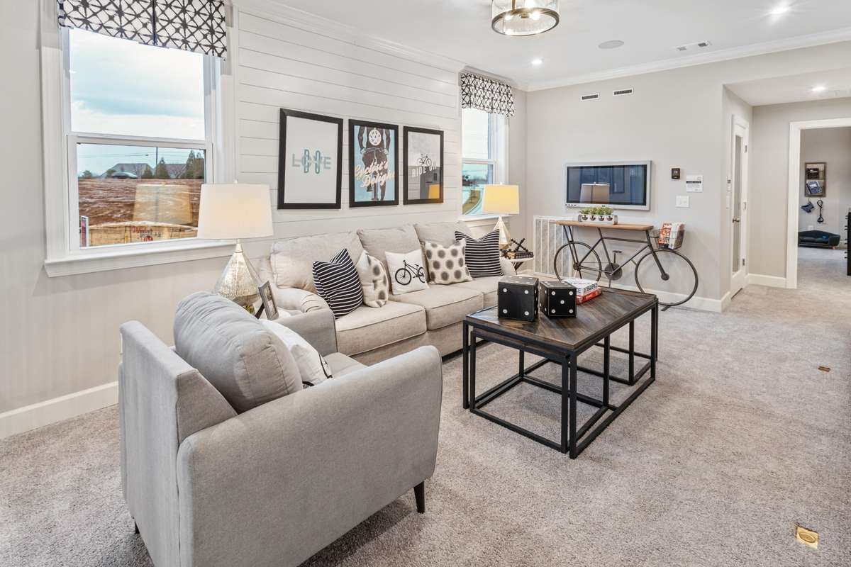 All photos are of model home