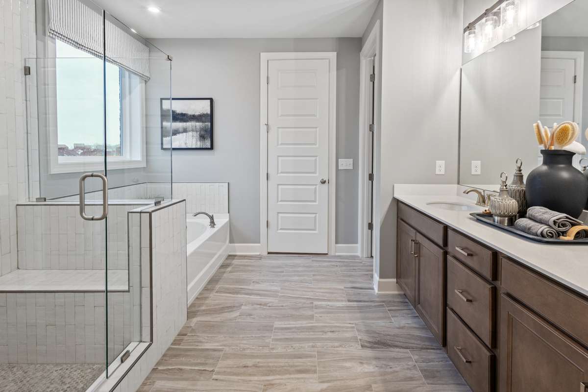 All photos are of model home