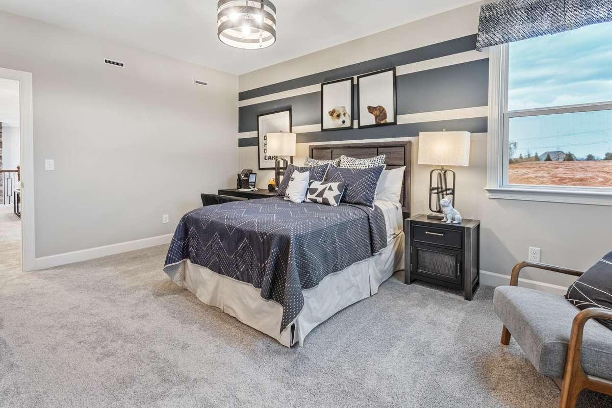 All photos are of model home