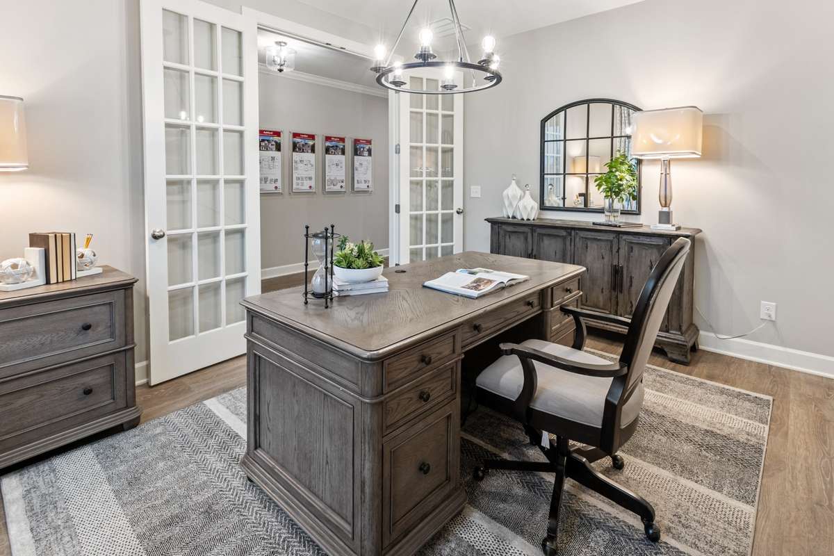 All photos are of model home