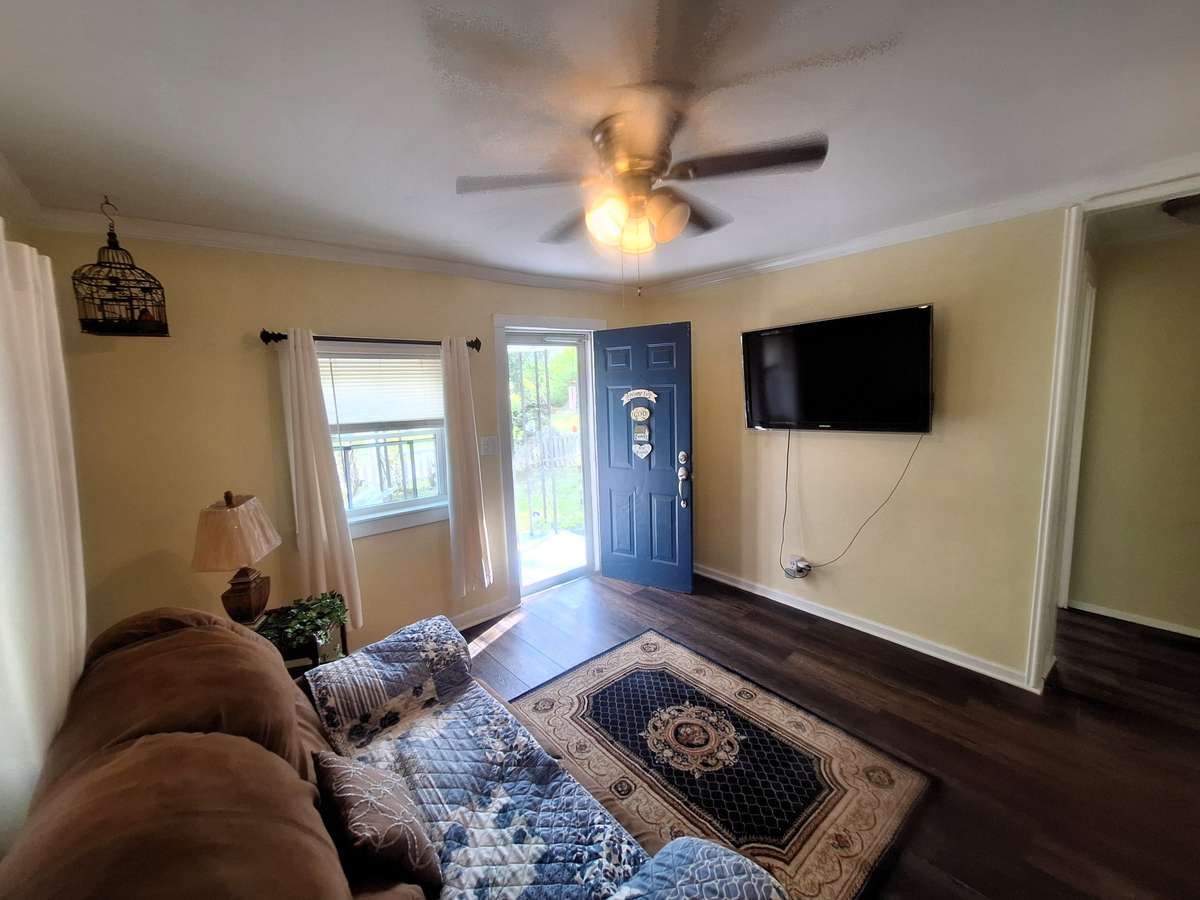 Luxury vinyl flooring makes maintaining this home a breeze!!