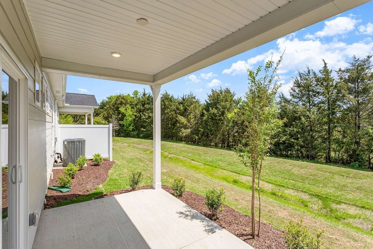 Covered living available at the back of the home  *Photos not of exact home*