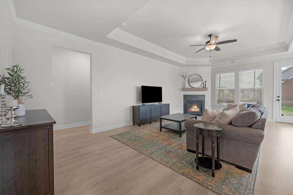 This open layout is a great way to entertain and bring everyone together.
