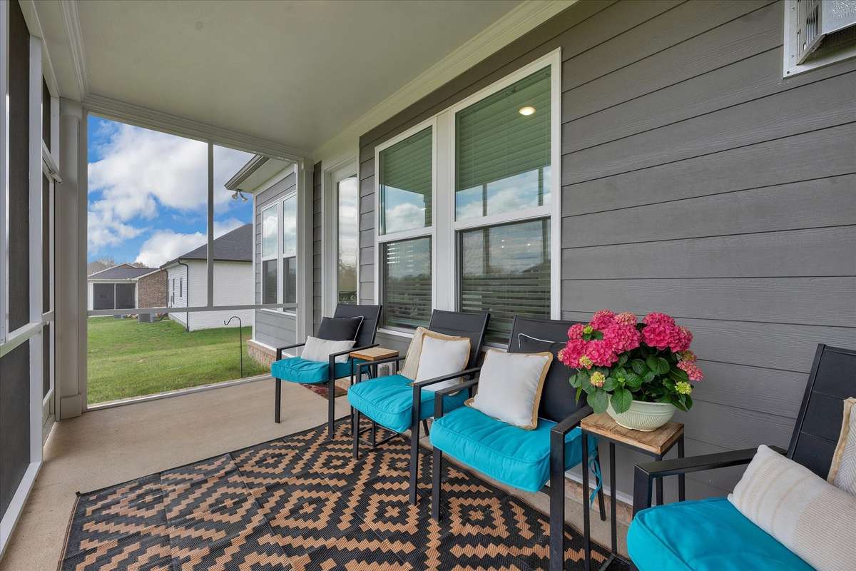 Another view of the patio