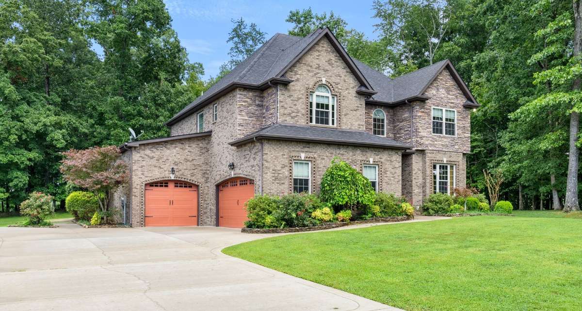 3 car attached garage