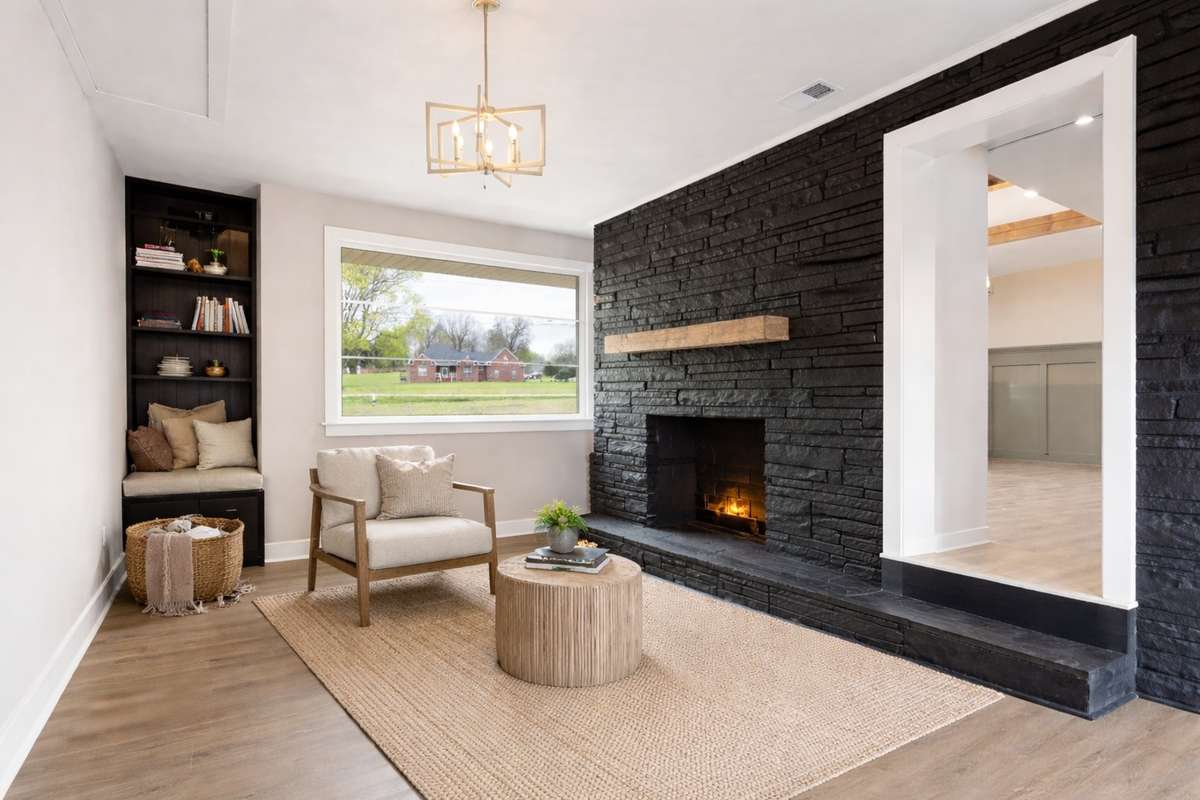 Virtual rendering of reading nook