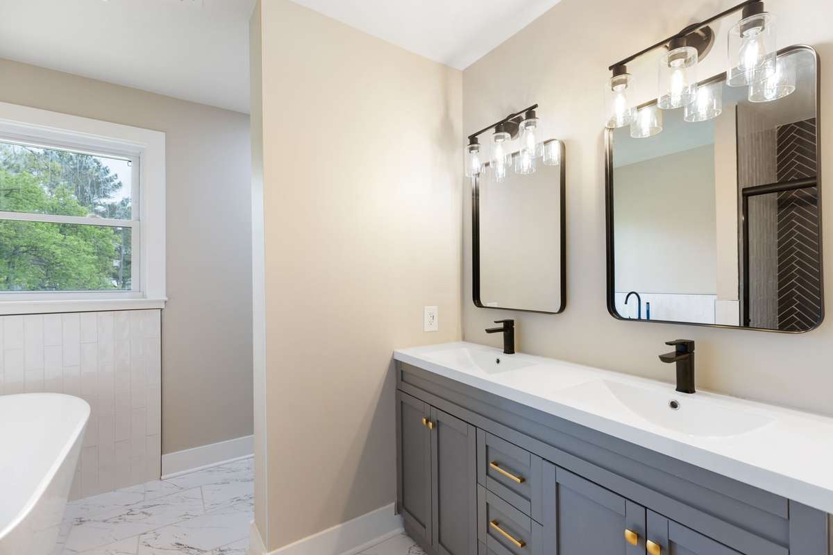 Guest bath on main level