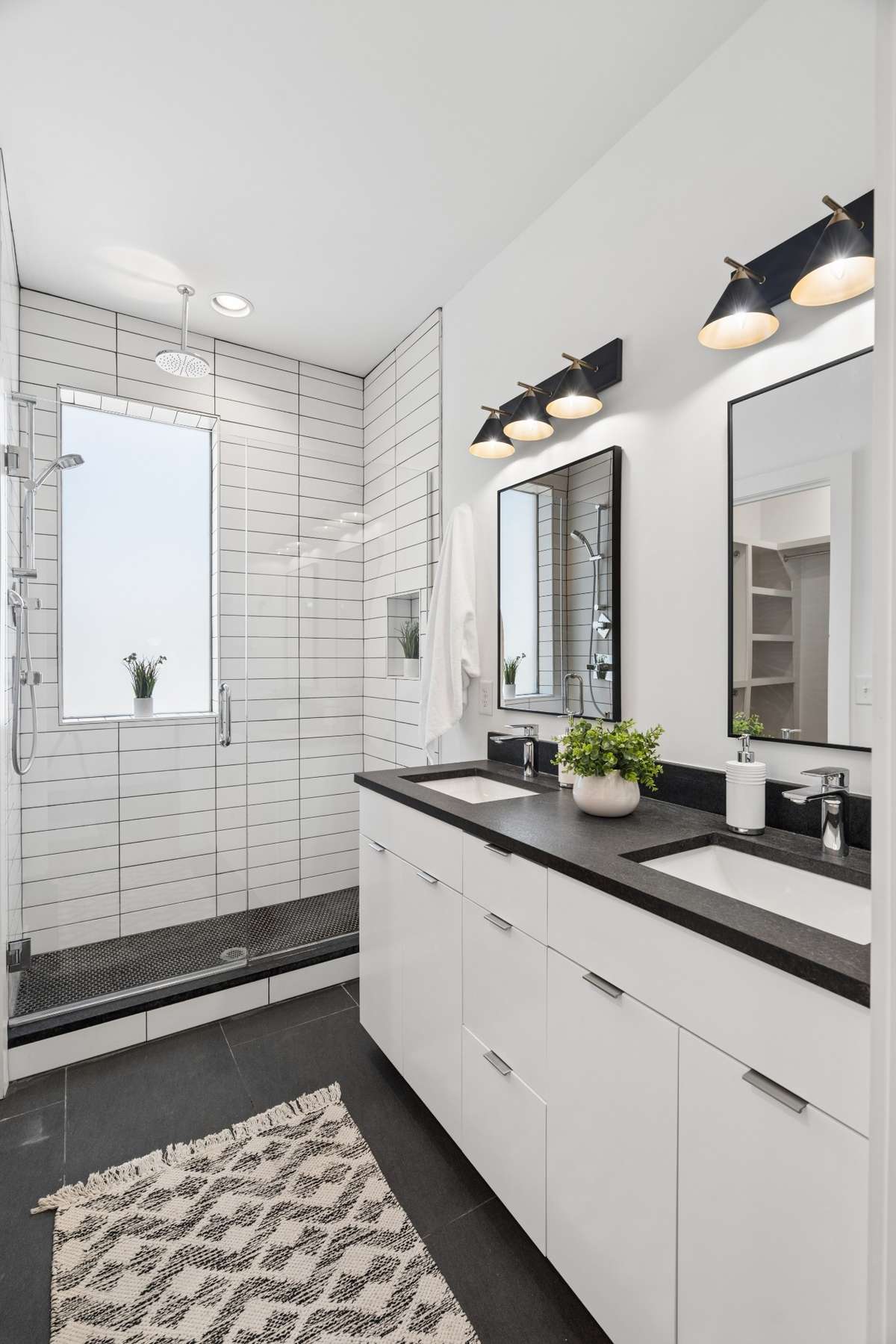 Sinks and storage for each, no need to share!