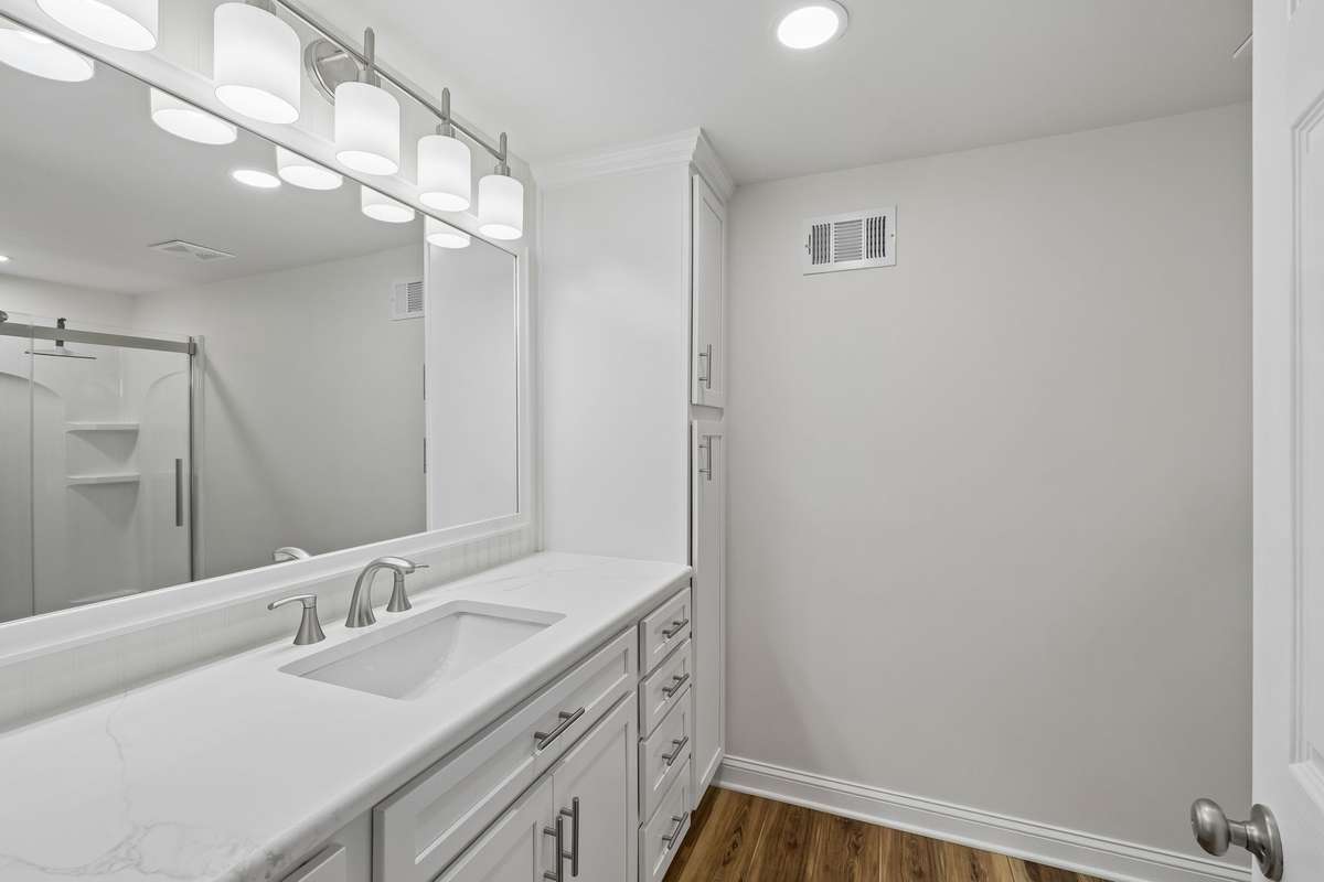 Basement bathroom