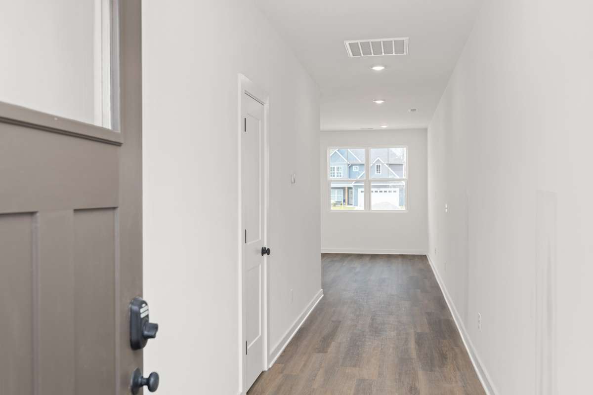 Extra wide entry way makes for a welcoming entrance in your brand new home!