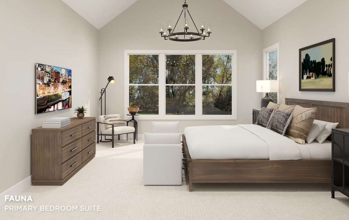 This is from a 3D rendering of the Fauna primary suite.